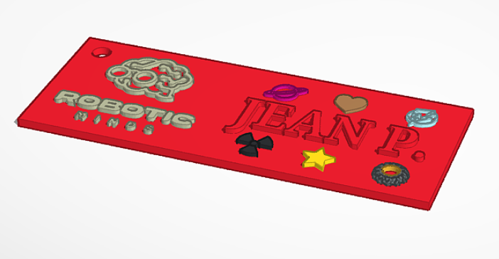 LLAVERO RM PERSONALIZADO