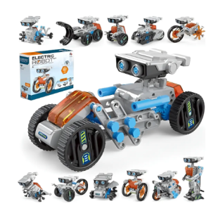 Robot Juguete Educativo Kit Racargable 12en1 Robotica Stem