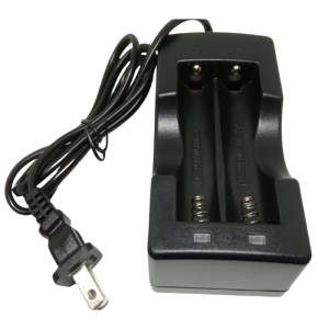 Cargador baterías 18650 2 baterías